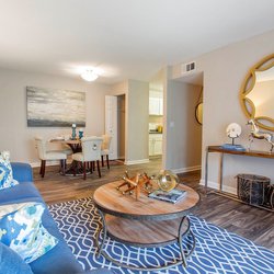 wood floor living room at KRC GreenWood in North Charleston SC