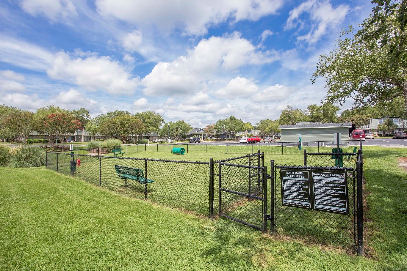 dog park at KRC GreenWood in North Charleston SC