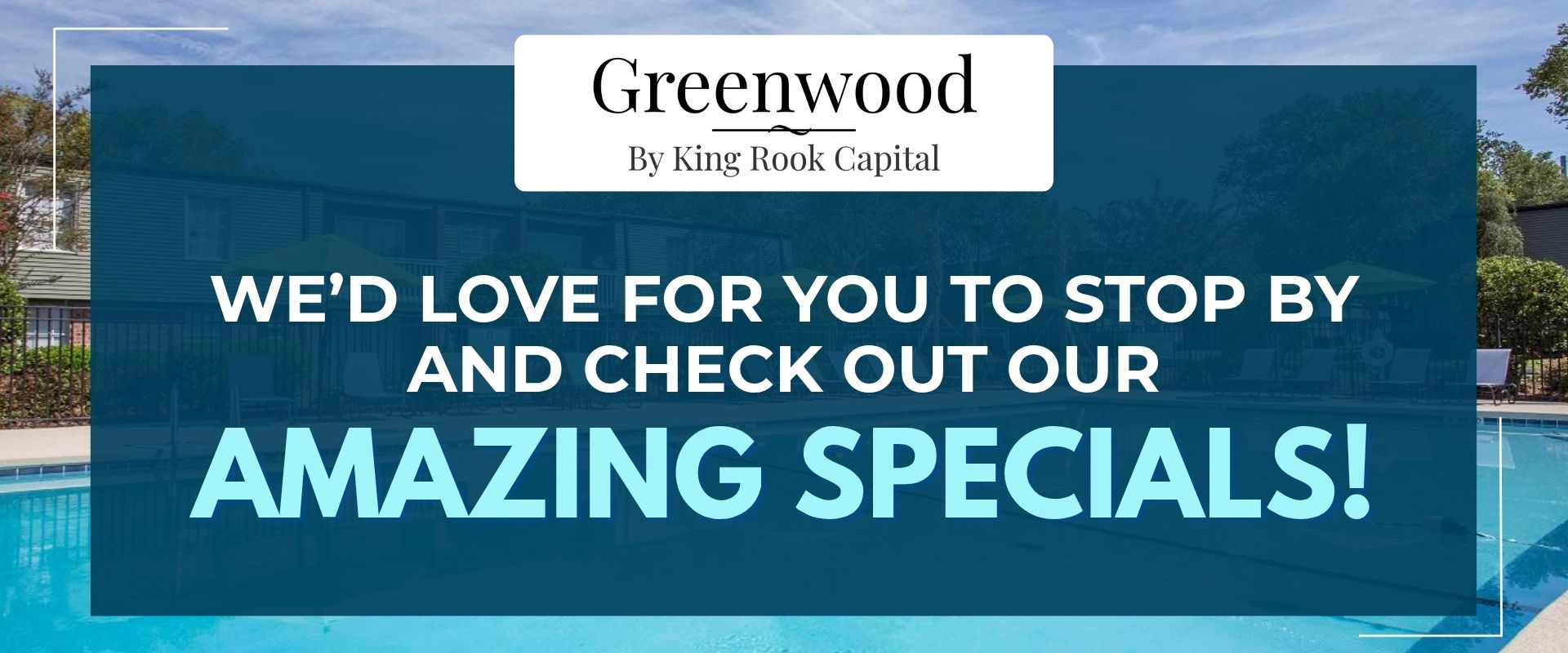 We’d love for you to stop by and check out our amazing specials!
